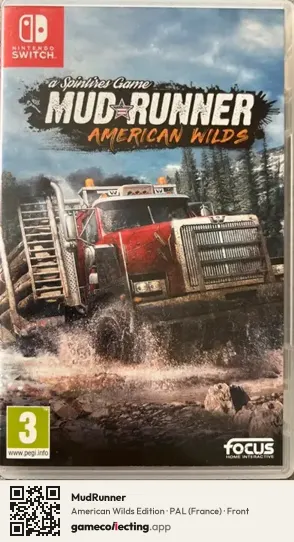 MudRunner Nintendo Switch, France box front