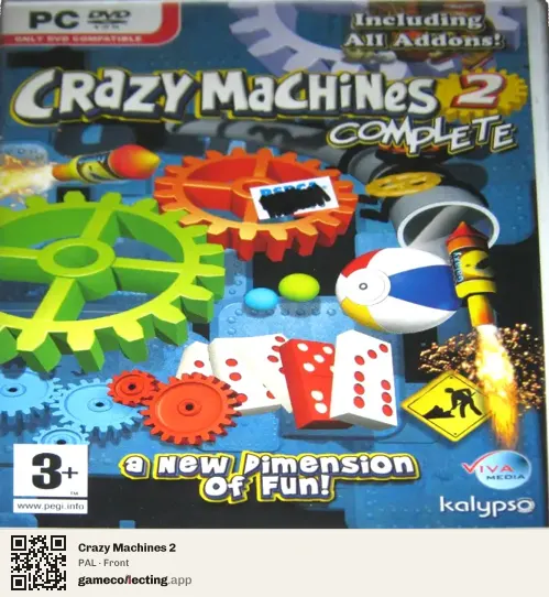 Crazy Machines 2 Computer, PAL box front