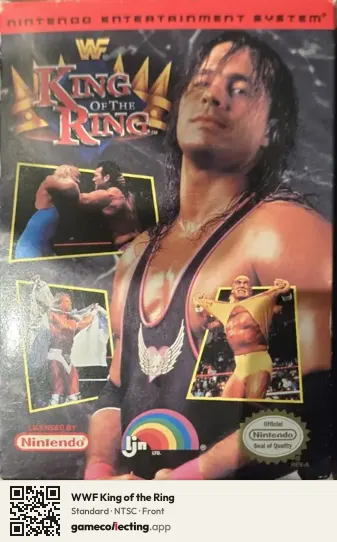 WWF King of the Ring Nintendo Entertainment System, NTSC box front