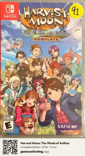 Harvest Moon: The Winds of Anthos Nintendo Switch, NTSC box front