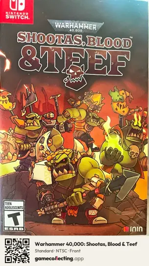 Warhammer 40,000: Shootas, Blood & Teef Nintendo Switch, NTSC box front