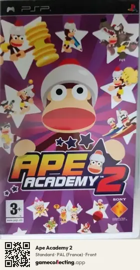 Ape Academy 2 PlayStation Portable, France box front