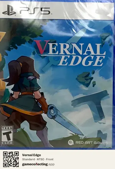 Vernal Edge PlayStation 5, NTSC box front
