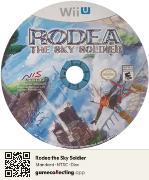 Rodea the Sky Soldier Nintendo Wii U, NTSC disc
