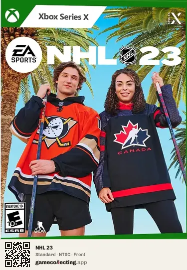 NHL 23 Xbox Series X, NTSC box front
