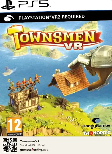 Townsmen VR PlayStation 5, PAL box front