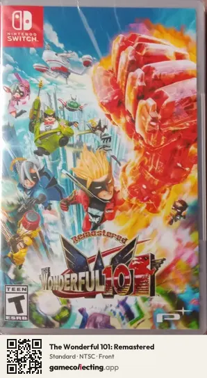 The Wonderful 101: Remastered Nintendo Switch, NTSC box front
