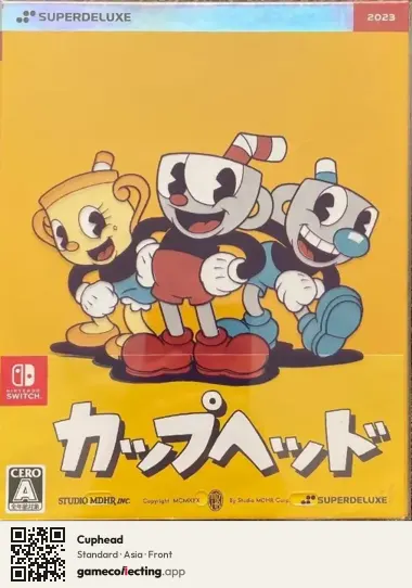 Cuphead Nintendo Switch, Asia box front