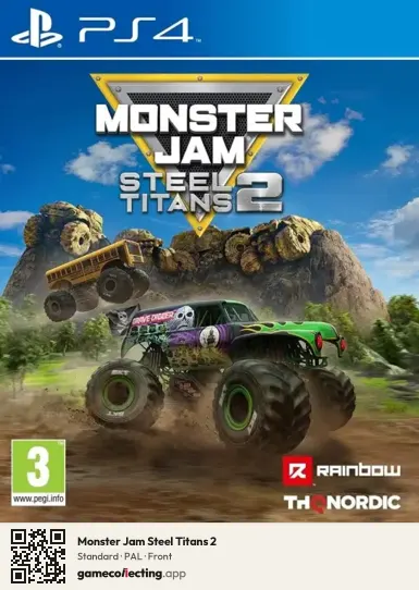 Monster Jam Steel Titans 2 PlayStation 4, PAL box front