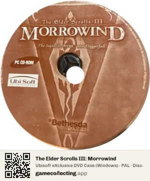 The Elder Scrolls III: Morrowind Computer, PAL disc