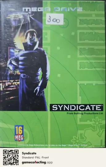 Syndicate Sega Mega Drive / Genesis, PAL box front