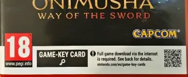 Onimusha: Way of the Sword, the PEGI square on its front