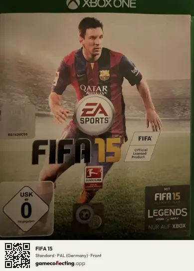 FIFA 15 Xbox One, Germany box front
