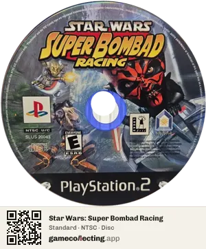 Star Wars: Super Bombad Racing PlayStation 2, NTSC disc