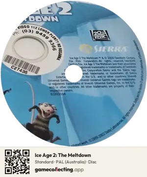 Ice Age 2: The Meltdown Xbox, PAL disc
