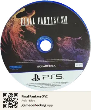 Final Fantasy XVI PlayStation 5, Asia disc