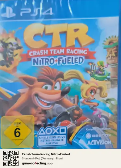 Crash Team Racing Nitro-Fueled PlayStation 4, Germany box front