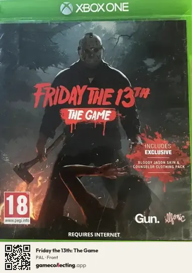 Friday the 13th: The Game Xbox One, PAL box front