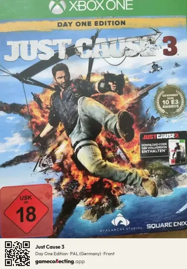 Just Cause 3 Xbox One, Germany box front