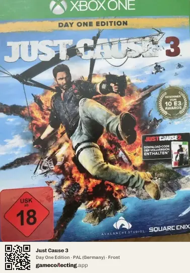 Just Cause 3 Xbox One, Germany box front