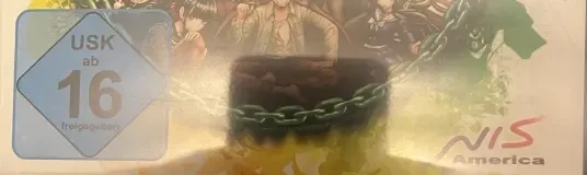 Danganronpa V3: Killing Harmony, the USK square on its front