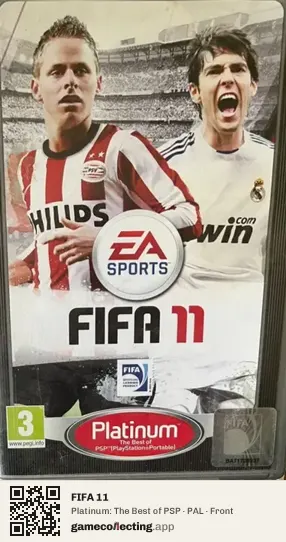 FIFA 11 PlayStation Portable, PAL box front