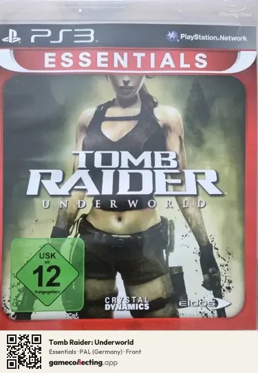 Tomb Raider: Underworld PlayStation 3, Germany box front