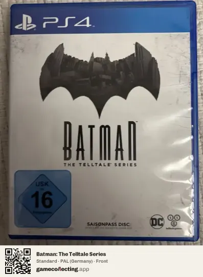 Batman: The Telltale Series PlayStation 4, Germany box front
