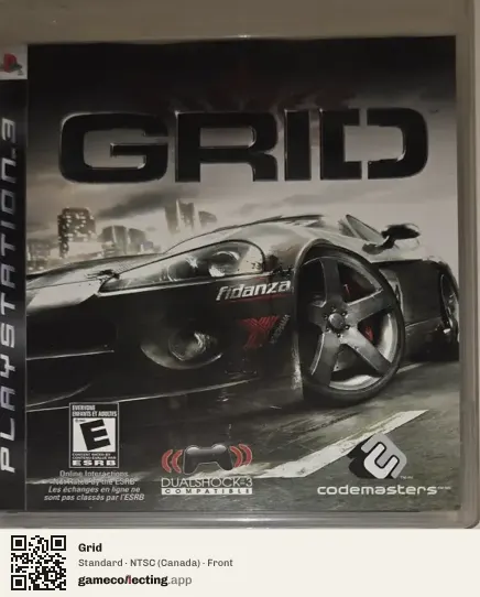 Grid PlayStation 3, Canada box front