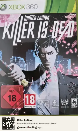 Killer Is Dead Xbox 360, Germany box front