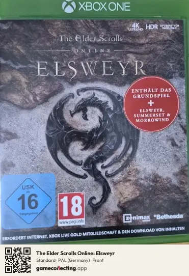The Elder Scrolls Online: Elsweyr Xbox One, Germany box front