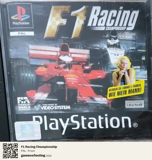 F1 Racing Championship PlayStation, PAL box front