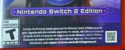 Metroid Prime 4: Beyond, the ESRB box on its front