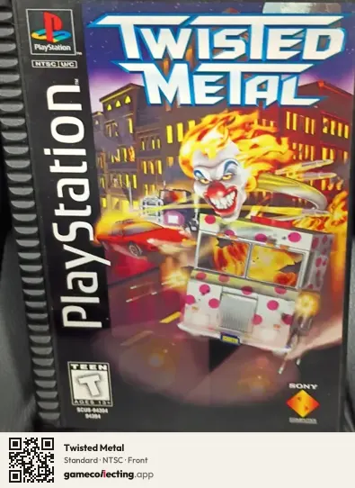 Twisted Metal PlayStation, NTSC box front