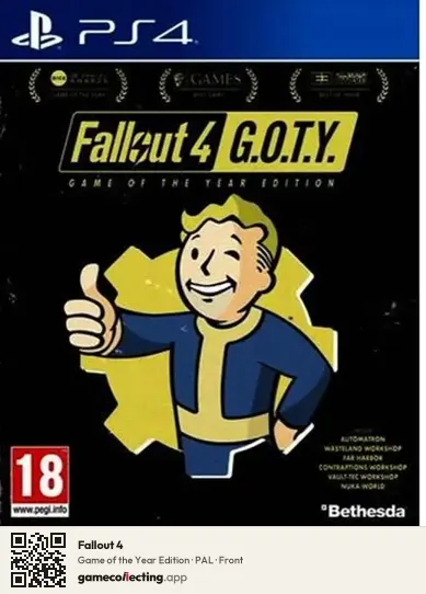 Fallout 4 PlayStation 4, PAL box front