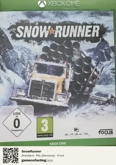 SnowRunner Xbox One, Germany box front