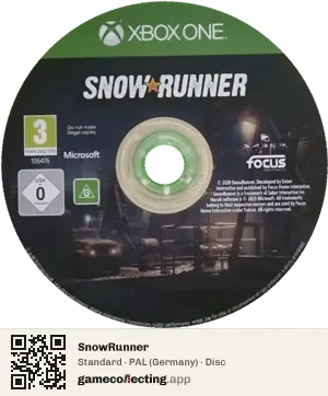 SnowRunner Xbox One, PAL disc