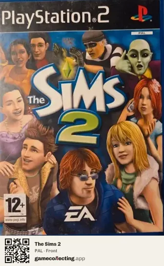 The Sims 2 PlayStation 2, PAL box front