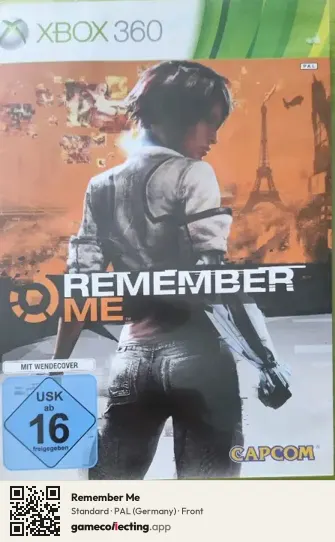 Remember Me Xbox 360, Germany box front