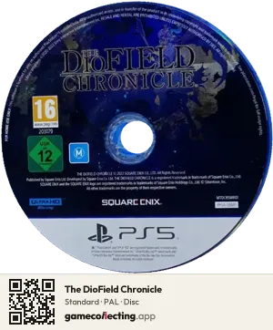 The DioField Chronicle PlayStation 5, PAL disc