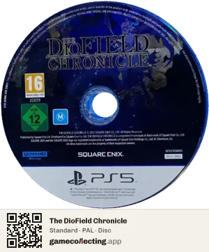 The DioField Chronicle PlayStation 5, PAL disc