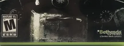 Fallout 3, the ESRB box on its front