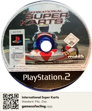 International Super Karts PlayStation 2, PAL disc