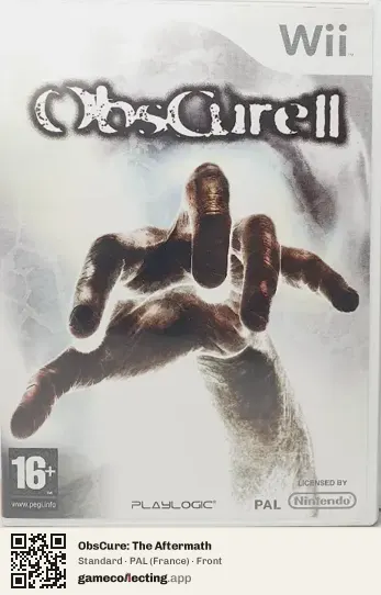 ObsCure: The Aftermath Nintendo Wii, France box front