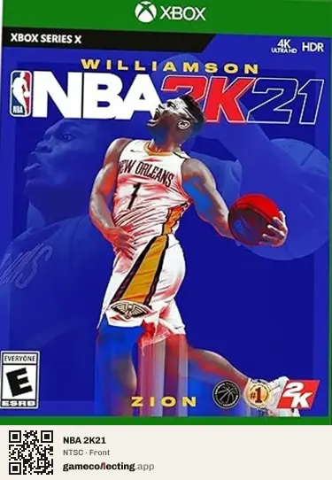 NBA 2K21 Xbox Series X, NTSC box front