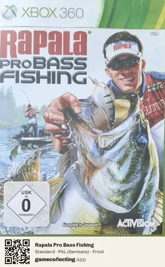 Rapala Pro Bass Fishing Xbox 360, Germany box front