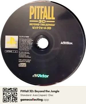 Pitfall 3D: Beyond the Jungle PlayStation, Asia disc