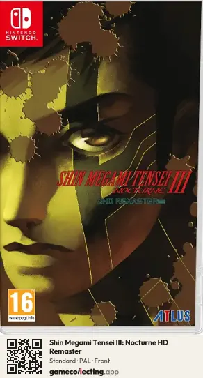 Shin Megami Tensei III: Nocturne HD Remaster Nintendo Switch, PAL box front