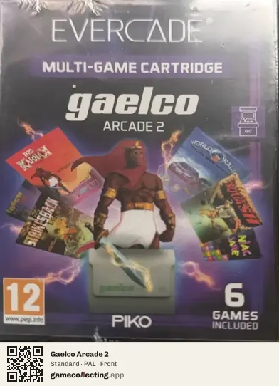 Gaelco Arcade 2 Evercade, PAL box front