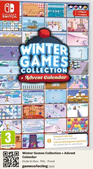Winter Games Collection + Advent Calendar Nintendo Switch, PAL box front